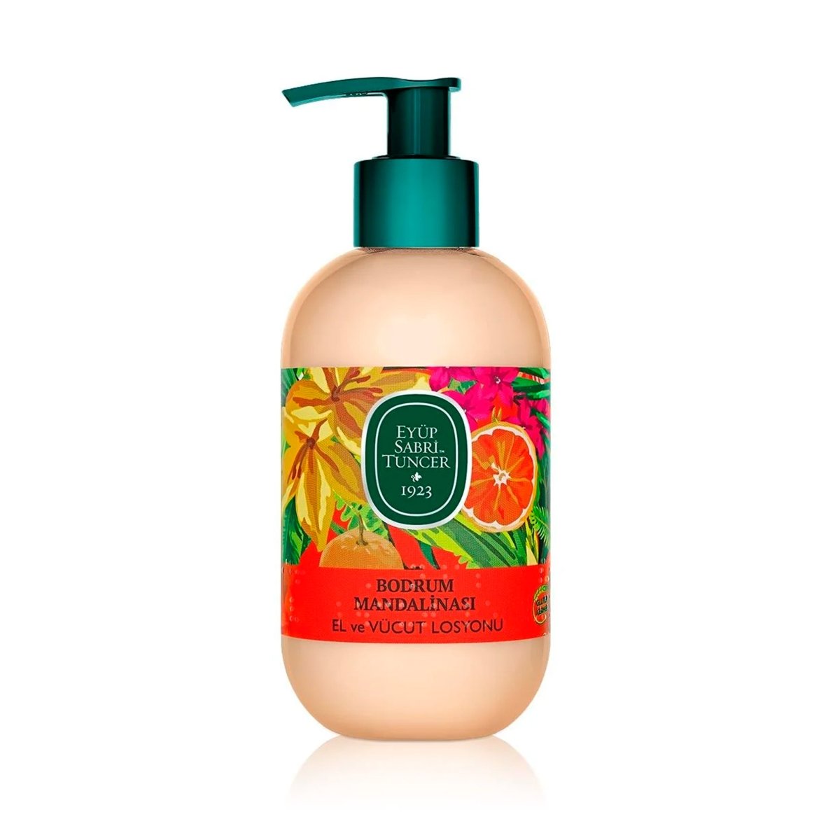 Loción corporal energizante con mandarina de Bodrum y aceite de oliva – 280 ml – Loción corporal natural Eyüp Sabri Tuncer – Grupo DoL