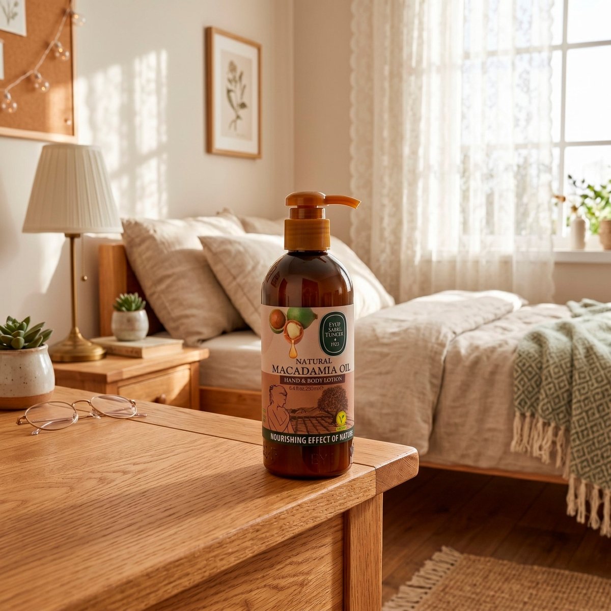 Loción corporal nutritiva con aceite de macadamia – 250 ml – Loción corporal natural Eyüp Sabri Tuncer – Grupo DoL
