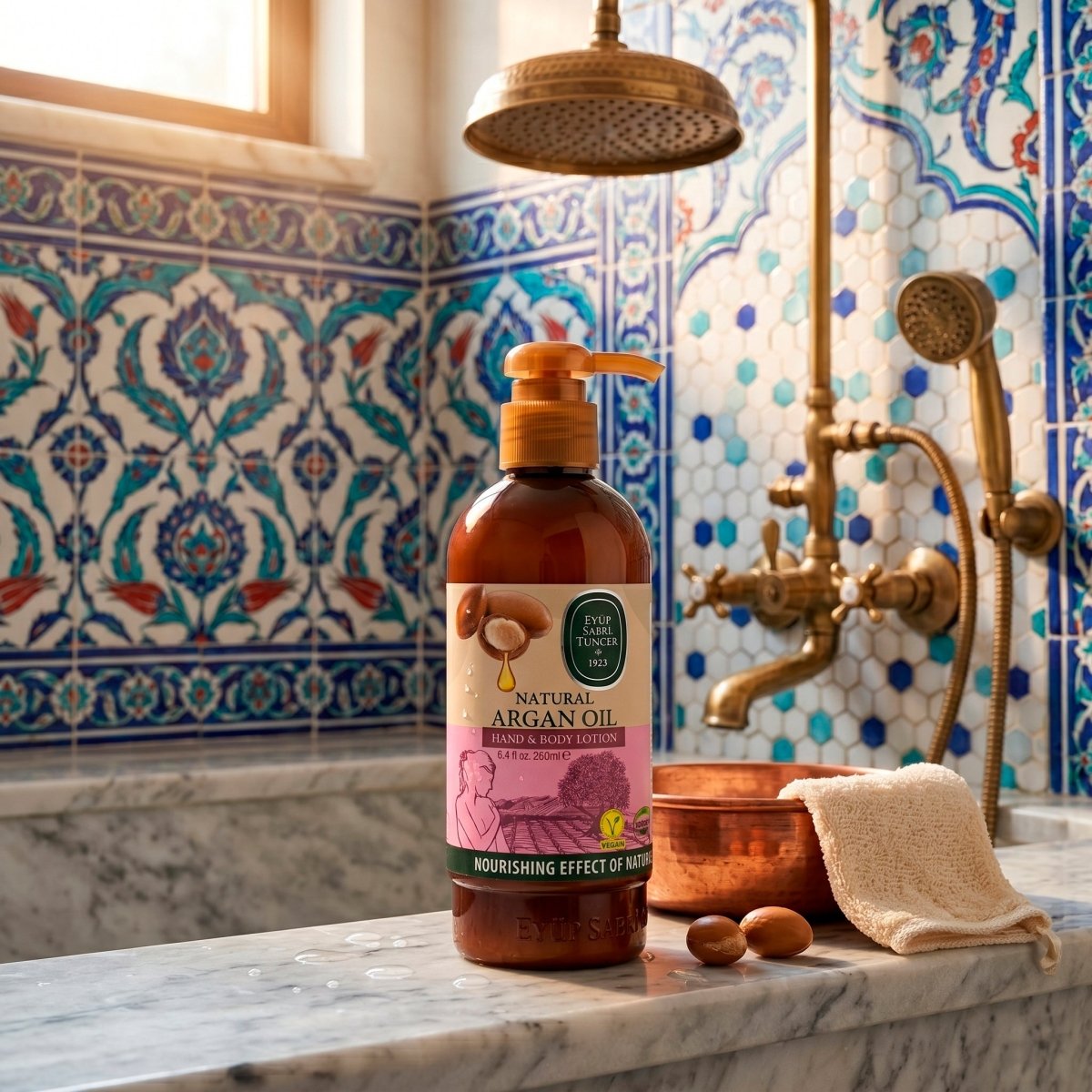 Loción corporal reafirmante con aceite de argán – 250 ml – Loción corporal natural Eyüp Sabri Tuncer – Grupo DoL