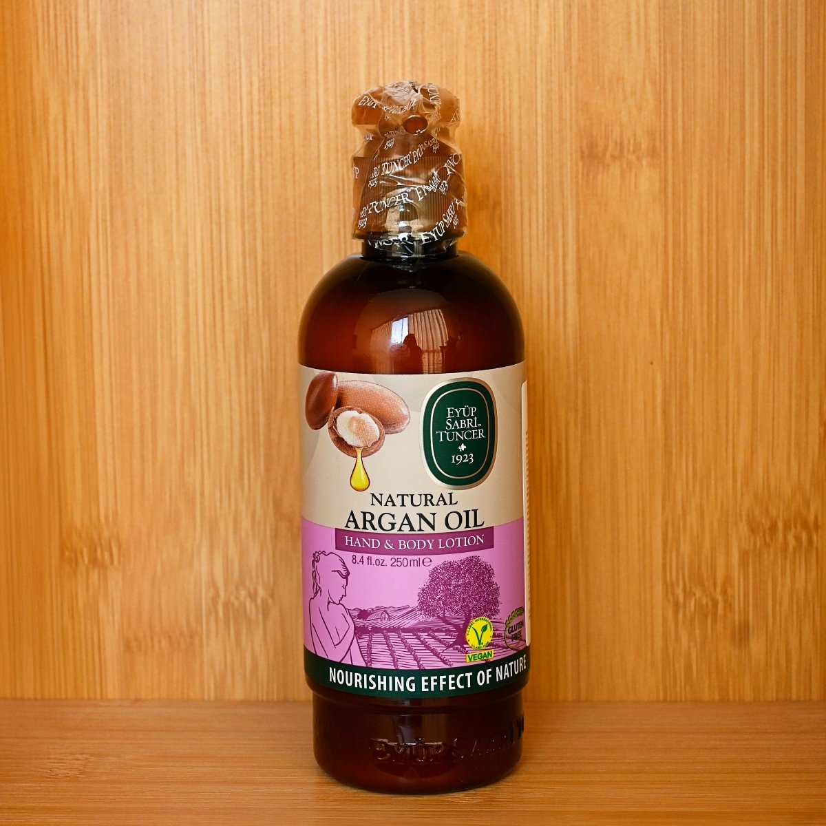 Loción corporal reafirmante con aceite de argán – 250 ml – Loción corporal natural Eyüp Sabri Tuncer – Grupo DoL