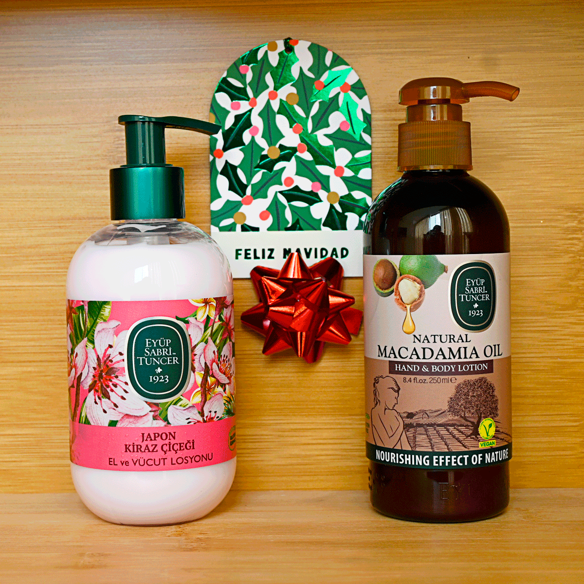 Set Equilibrio Floral & Nutritivo – Loción de Cerezo Japonés & Macadamia – Loción corporal natural Eyüp Sabri Tuncer – Grupo DoL