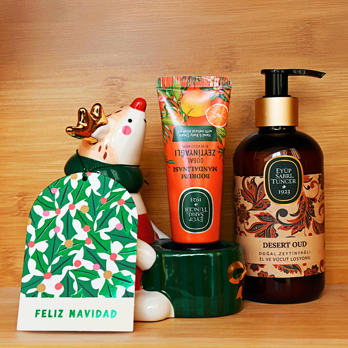 Set Premium Oriental – Desert Oud & Mandarina de Bodrum – Loción corporal natural Eyüp Sabri Tuncer – Grupo DoL