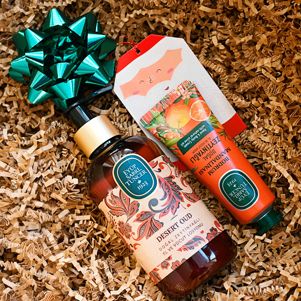 Set Premium Oriental – Desert Oud & Mandarina de Bodrum – Loción corporal natural Eyüp Sabri Tuncer – Grupo DoL