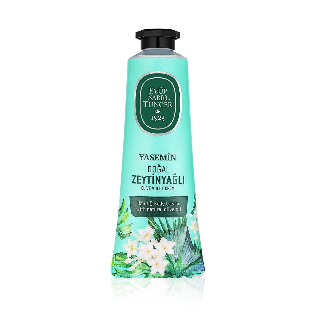 Crema corporal con aceite de oliva y flor de jazmín – 50 ml – Loción corporal natural Eyüp Sabri Tuncer – Dreams of Light