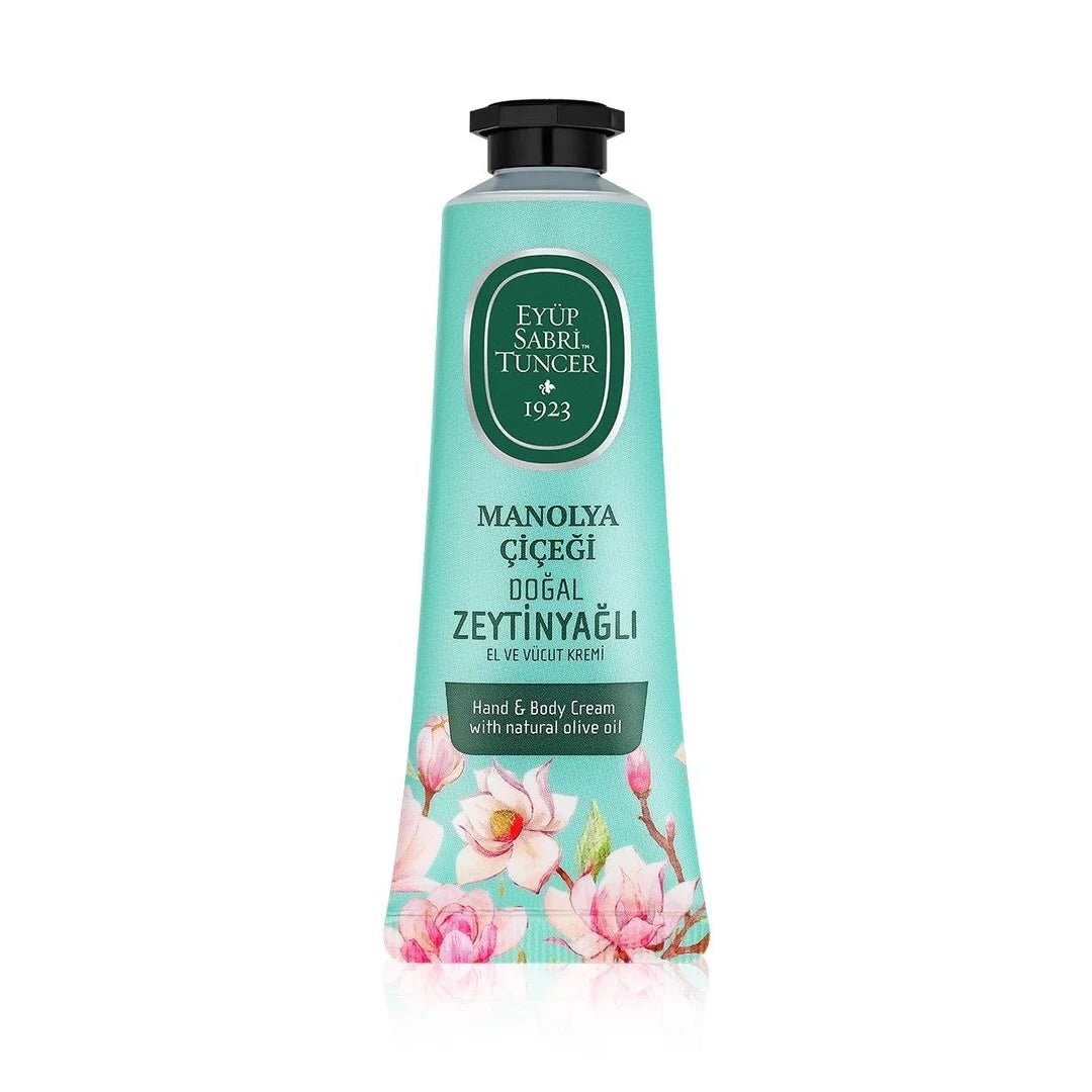 Crema corporal con aceite de oliva y flor de magnolia – 50 ml – Loción corporal natural Eyüp Sabri Tuncer – Dreams of Light