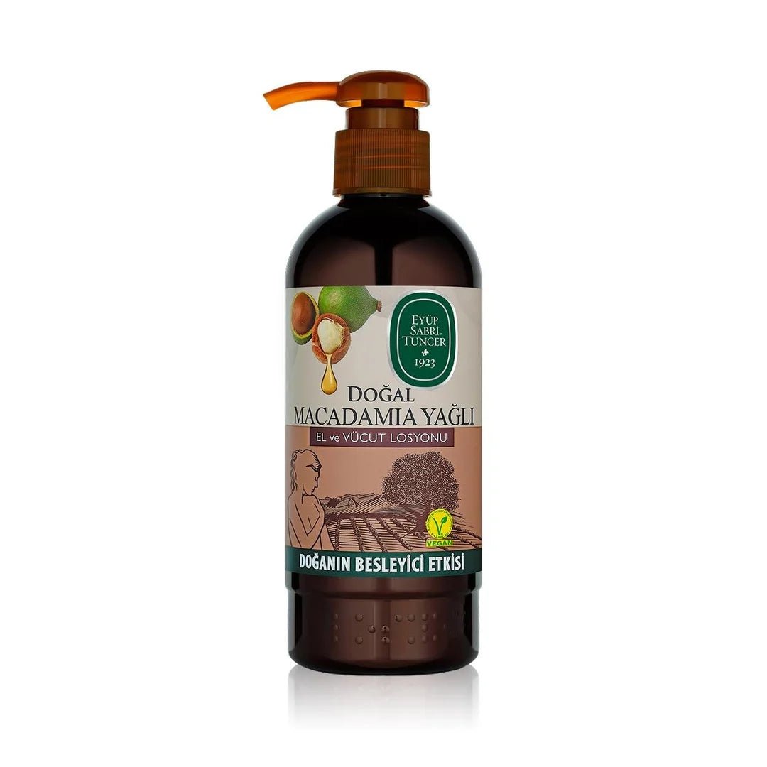 Loción corporal hidratante con aceite de macadamia – 250 ml – Loción corporal natural Eyüp Sabri Tuncer – Dreams of Light
