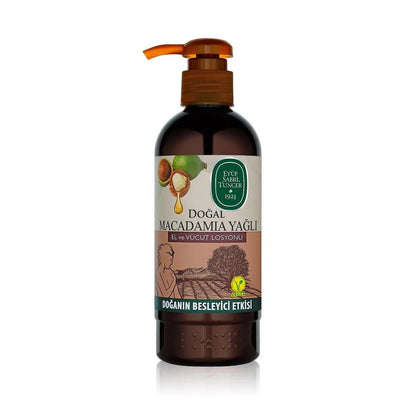 Loción corporal hidratante con aceite de macadamia – 250 ml – Loción corporal natural Eyüp Sabri Tuncer – Grupo DoL