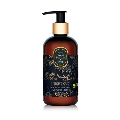 Loción corporal nocturna con aceite de Oud – 250 ml – Loción corporal natural Eyüp Sabri Tuncer – Grupo DoL
