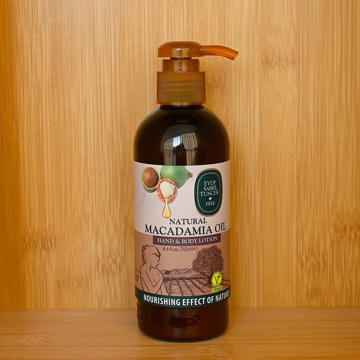 Loción corporal nutritiva con aceite de macadamia – 250 ml – Loción corporal natural Eyüp Sabri Tuncer – DoL