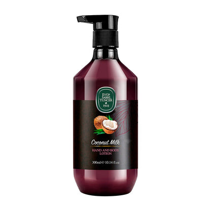 Loción corporal nutritiva con leche de coco – 300 ml – Loción corporal natural Eyüp Sabri Tuncer – Grupo DoL