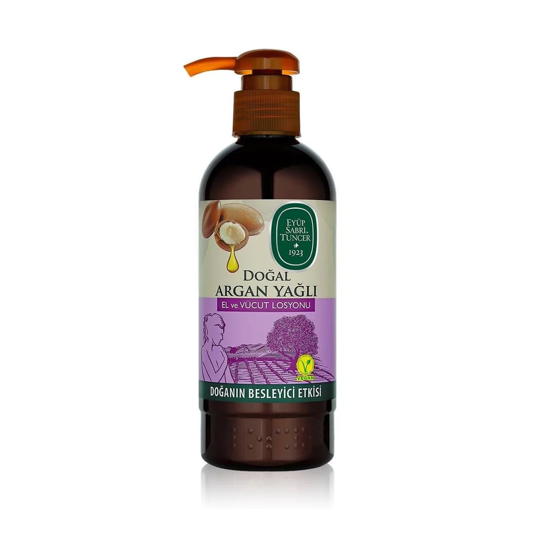 Loción corporal reparadora con aceite de argán – 250 ml – Loción corporal natural Eyüp Sabri Tuncer – Dreams of Light