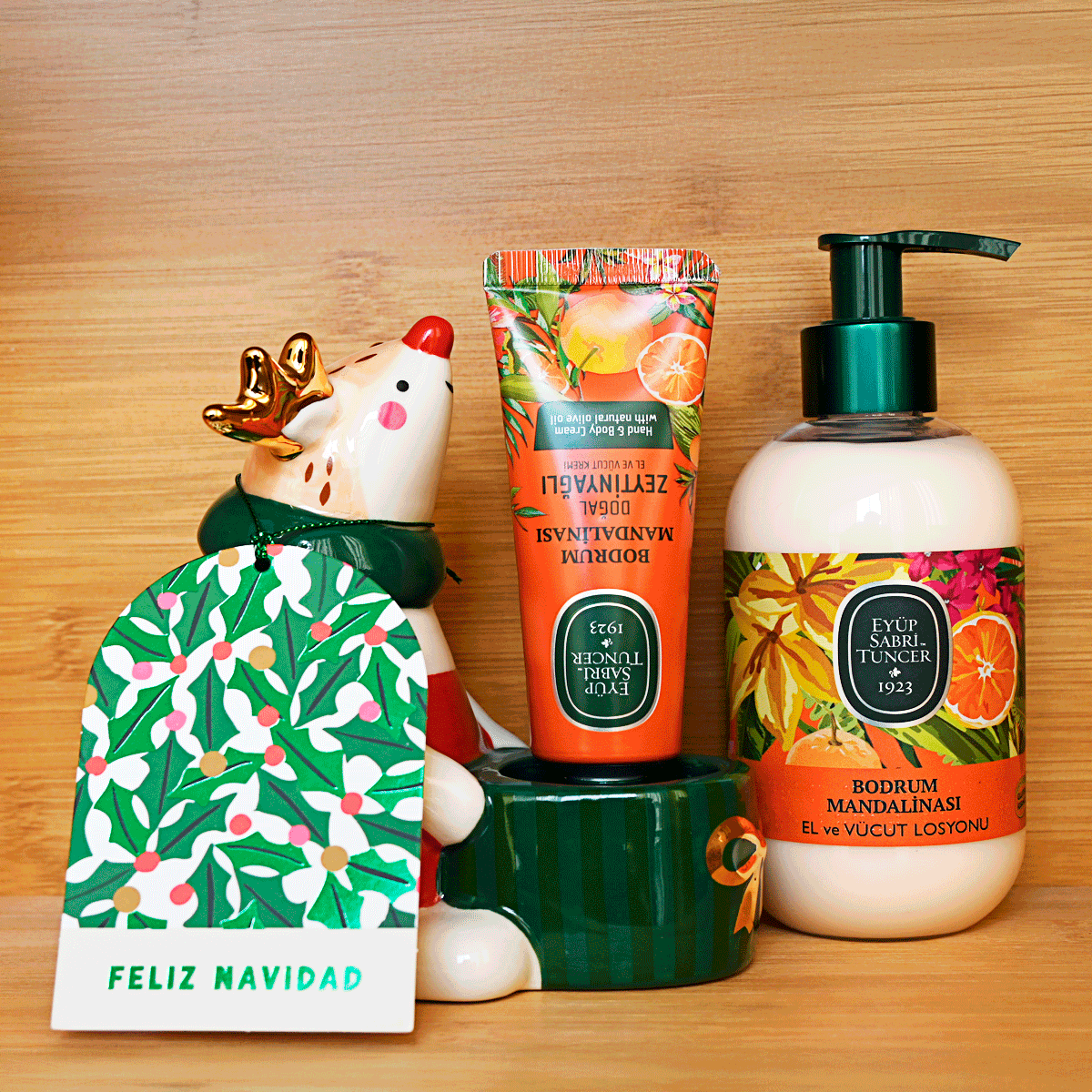 Set Cítrico – Loción + Crema de Mandarina de Bodrum – Loción corporal natural Eyüp Sabri Tuncer – Grupo DoL