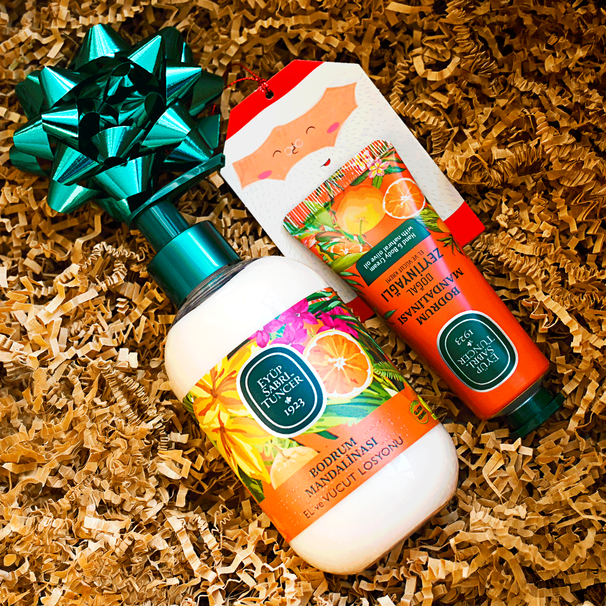 Set Cítrico – Loción + Crema de Mandarina de Bodrum – Loción corporal natural Eyüp Sabri Tuncer – Grupo DoL