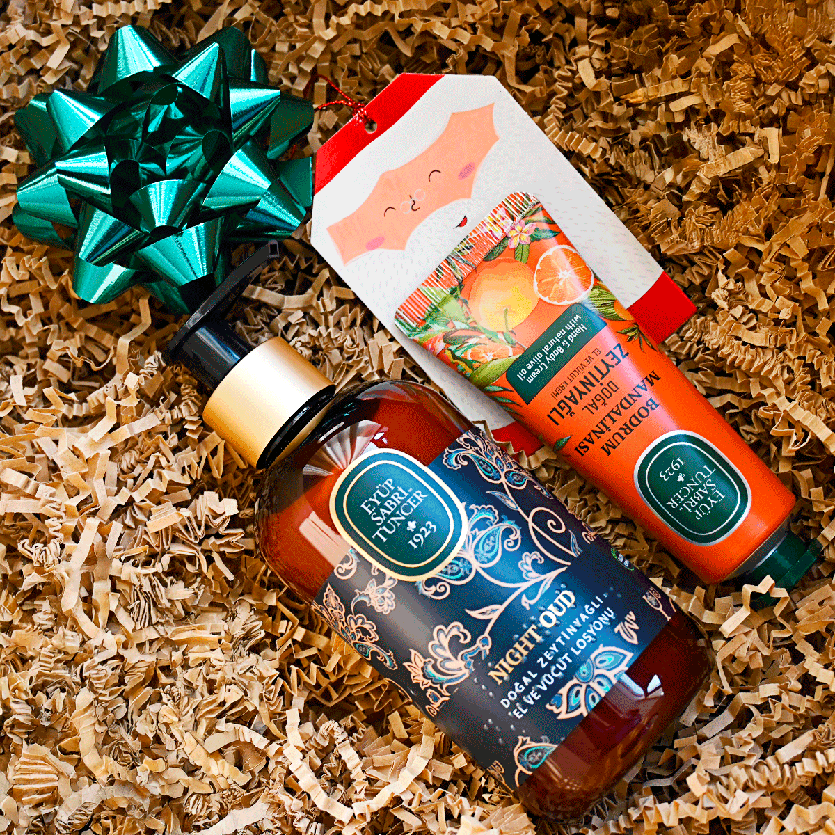 Set Equilibrio Nocturno – Loción Night Oud & crema de Mandarina Bodrum – Loción corporal natural Eyüp Sabri Tuncer – Grupo DoL